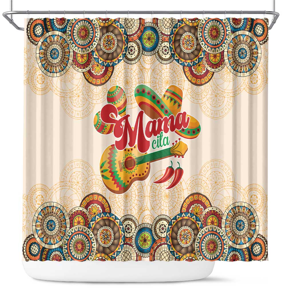 Mamacita Cinco De Mayo Spirit Shower Curtain