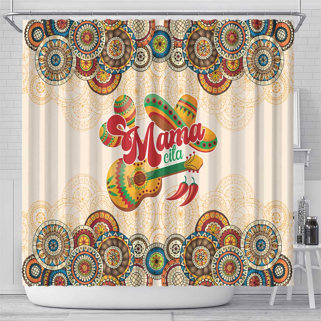 Mamacita Cinco De Mayo Spirit Shower Curtain