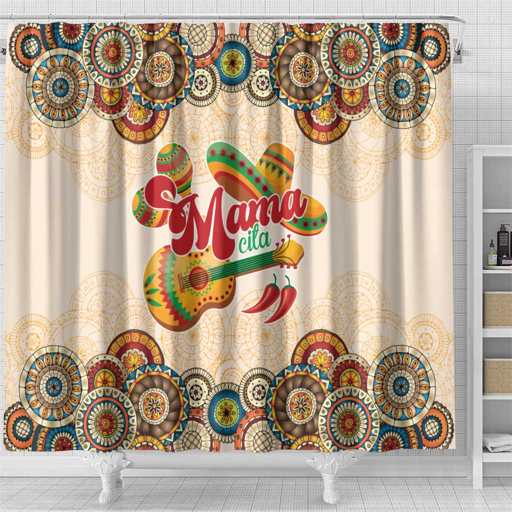 Mamacita Cinco De Mayo Spirit Shower Curtain