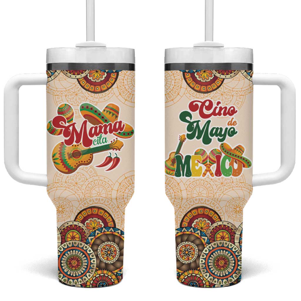 Mamacita Cinco De Mayo Spirit Tumbler With Handle