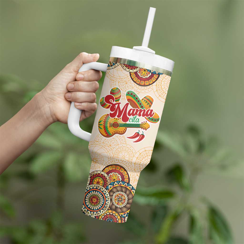 Mamacita Cinco De Mayo Spirit Tumbler With Handle