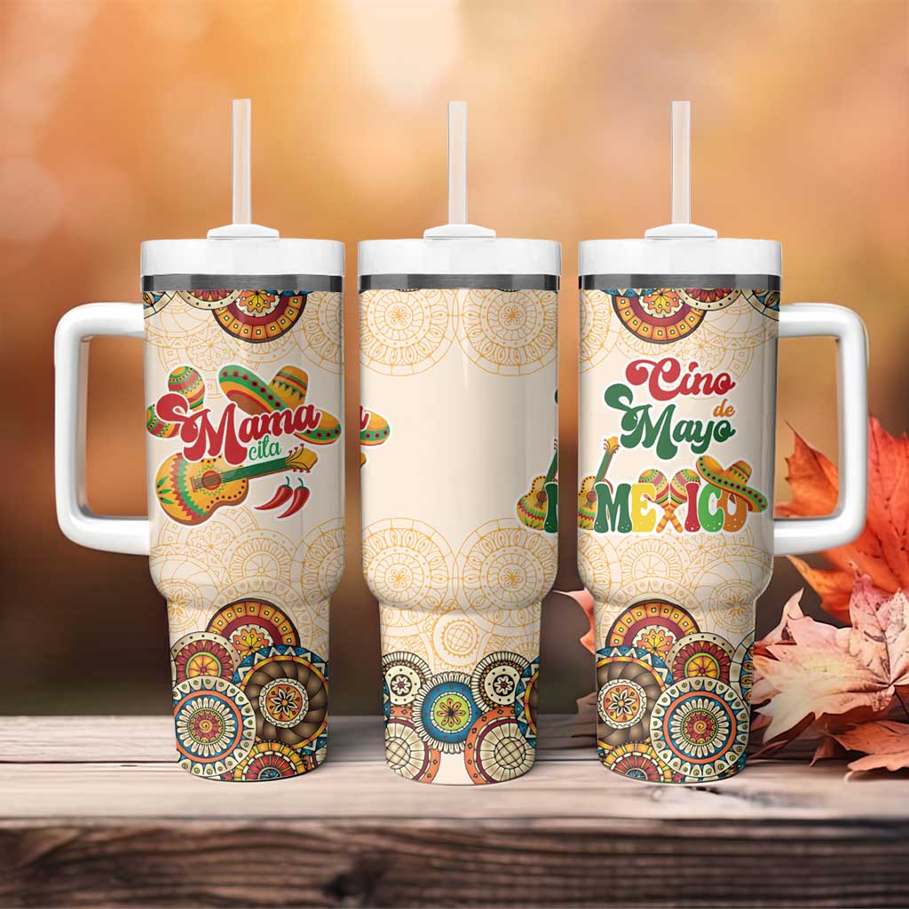 Mamacita Cinco De Mayo Spirit Tumbler With Handle