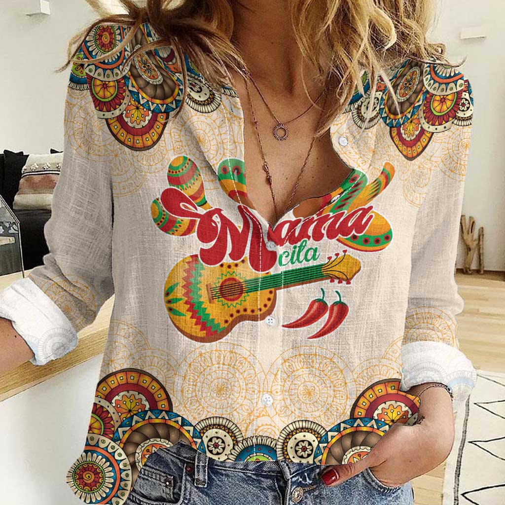 Mamacita Cinco De Mayo Spirit Women Casual Shirt