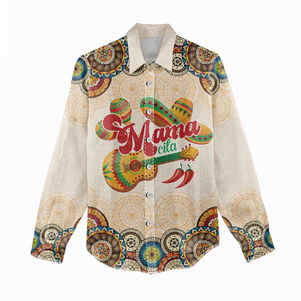 Mamacita Cinco De Mayo Spirit Women Casual Shirt