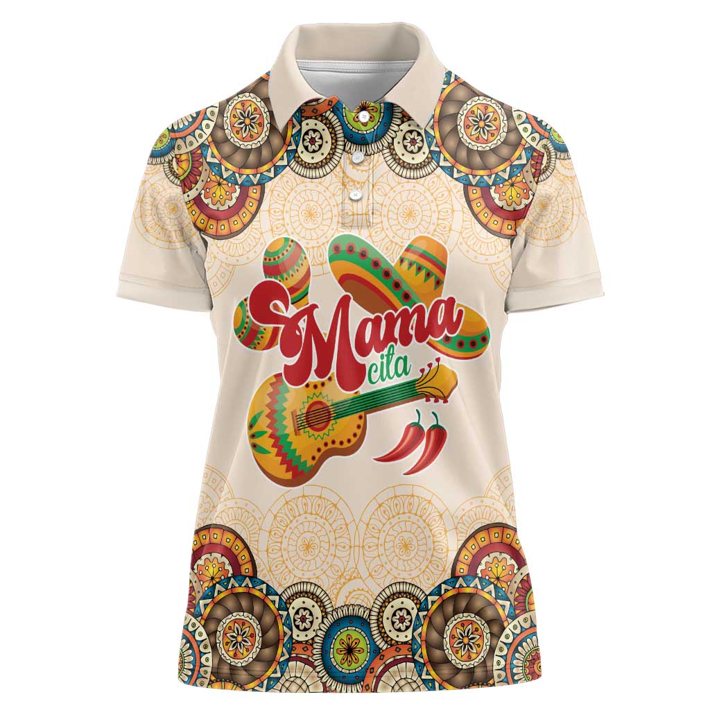 Mamacita Cinco De Mayo Spirit Women Polo Shirt