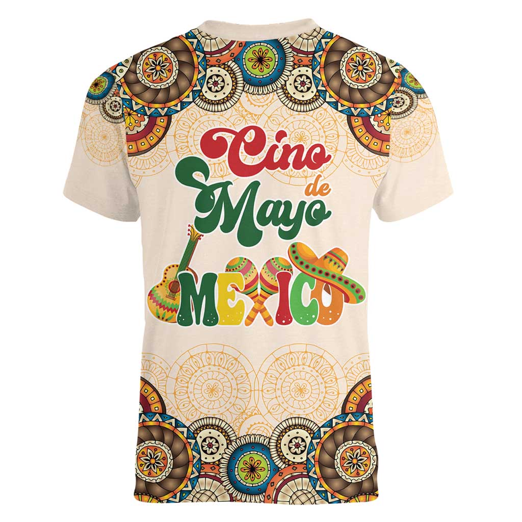 Mamacita Cinco De Mayo Spirit Women V-Neck T-Shirt