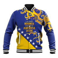 Custom Bosnia Football Dream 2026 Baseball Jacket Take Me To America