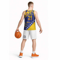 Custom Bosnia Football Dream 2026 Basketball Jersey Take Me To America