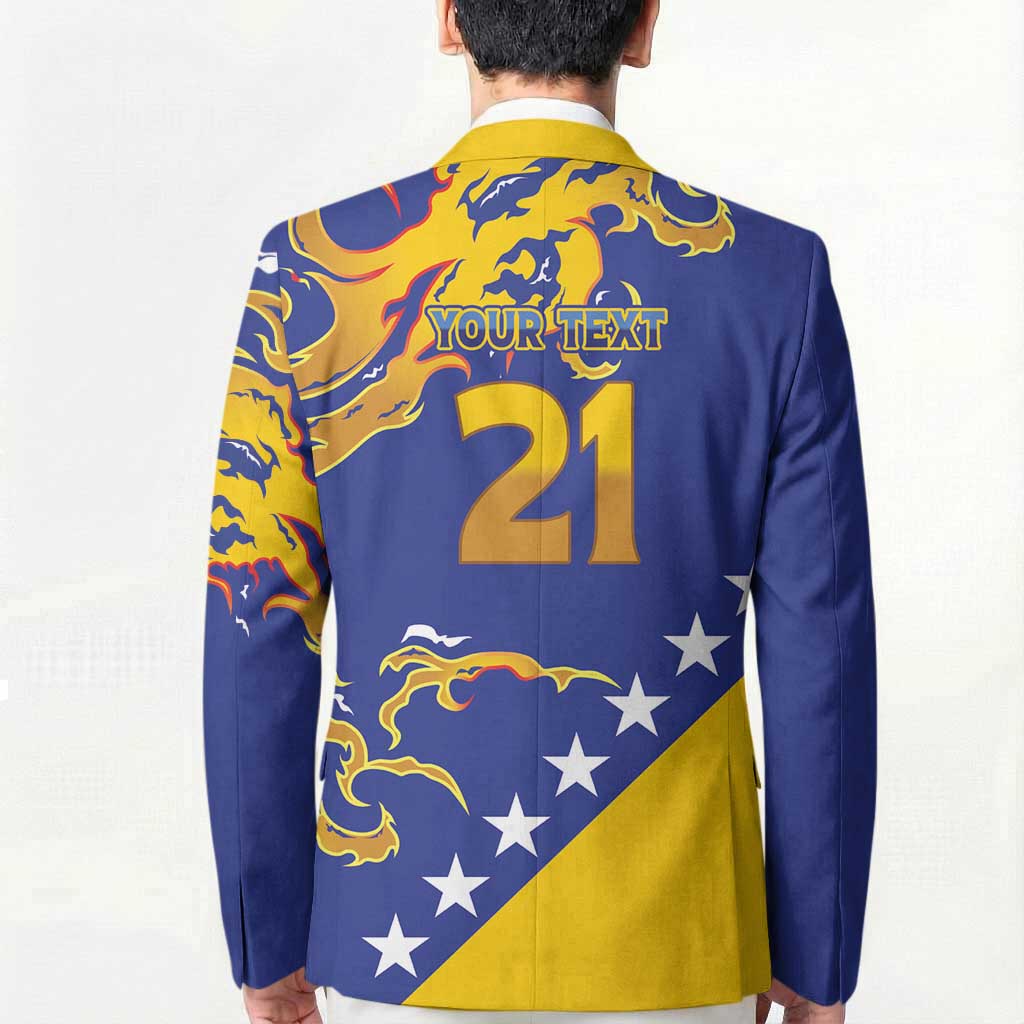 Custom Bosnia Football Dream 2026 Blazer Take Me To America