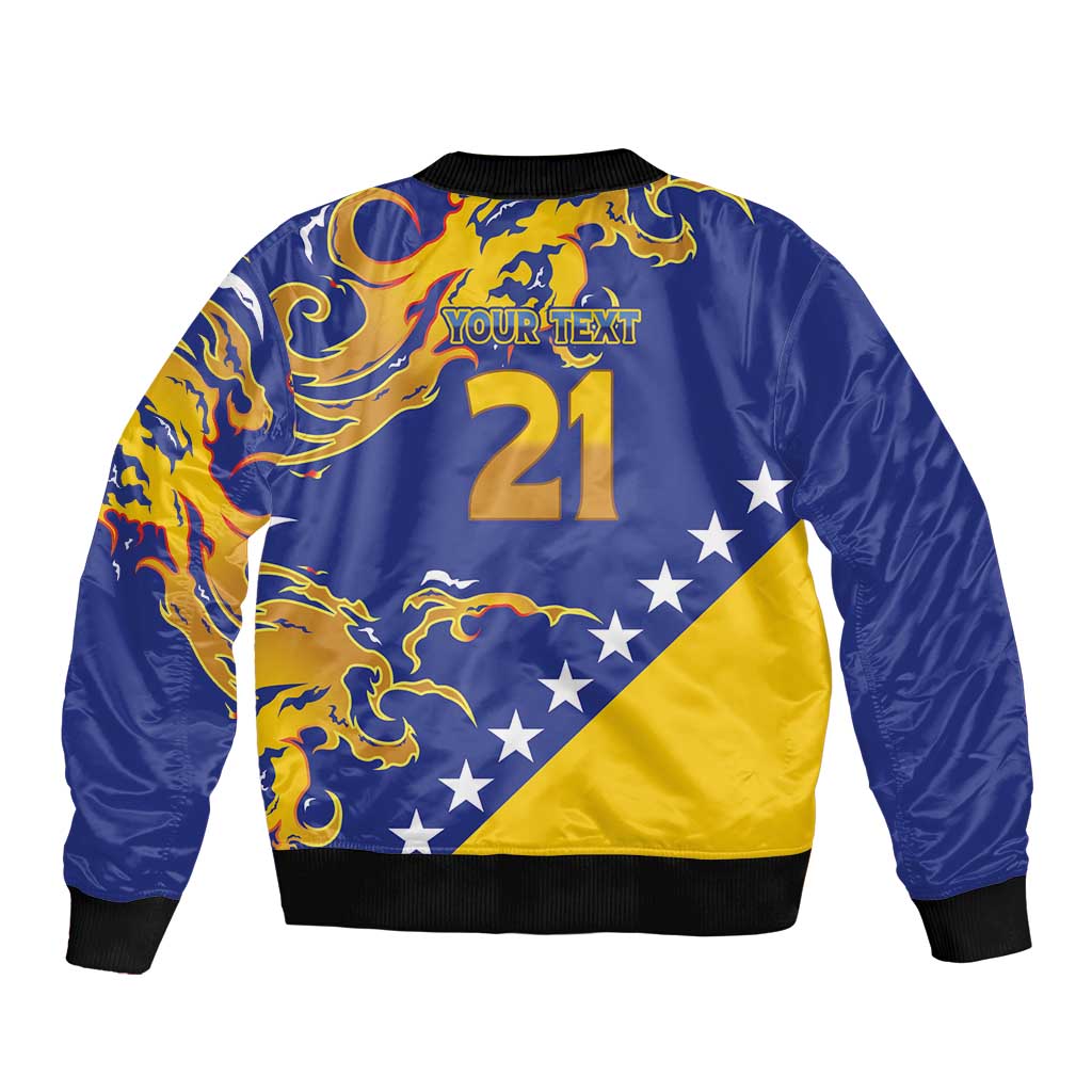 Custom Bosnia Football Dream 2026 Bomber Jacket Take Me To America