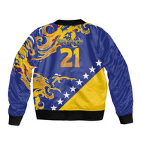 Custom Bosnia Football Dream 2026 Bomber Jacket Take Me To America