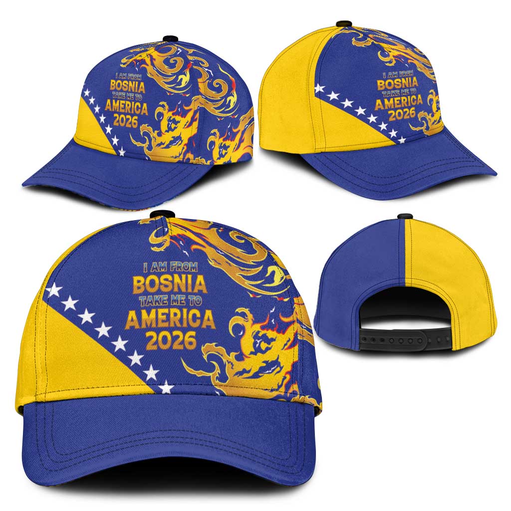 Bosnia Football Dream 2026 Classic Cap Take Me To America
