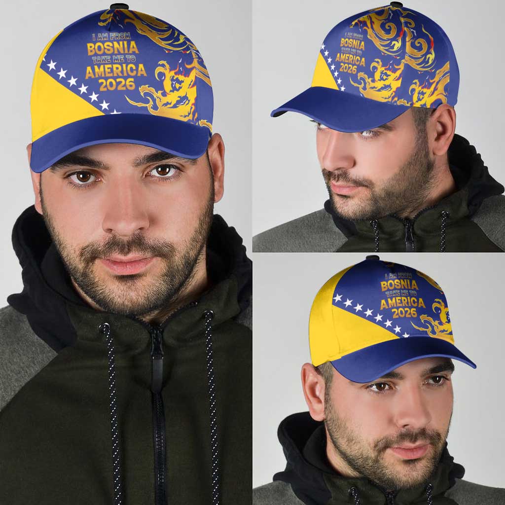 Bosnia Football Dream 2026 Classic Cap Take Me To America