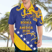 Custom Bosnia Football Dream 2026 Hawaiian Shirt Take Me To America