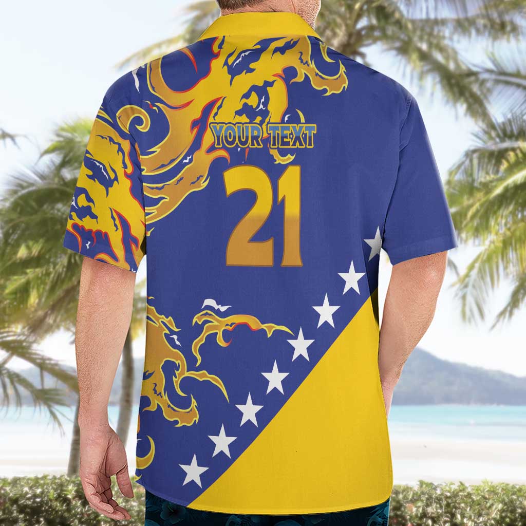 Custom Bosnia Football Dream 2026 Hawaiian Shirt Take Me To America