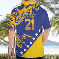 Custom Bosnia Football Dream 2026 Hawaiian Shirt Take Me To America