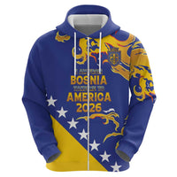 Custom Bosnia Football Dream 2026 Hoodie Take Me To America
