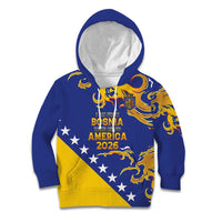 Custom Bosnia Football Dream 2026 Kid Hoodie Take Me To America