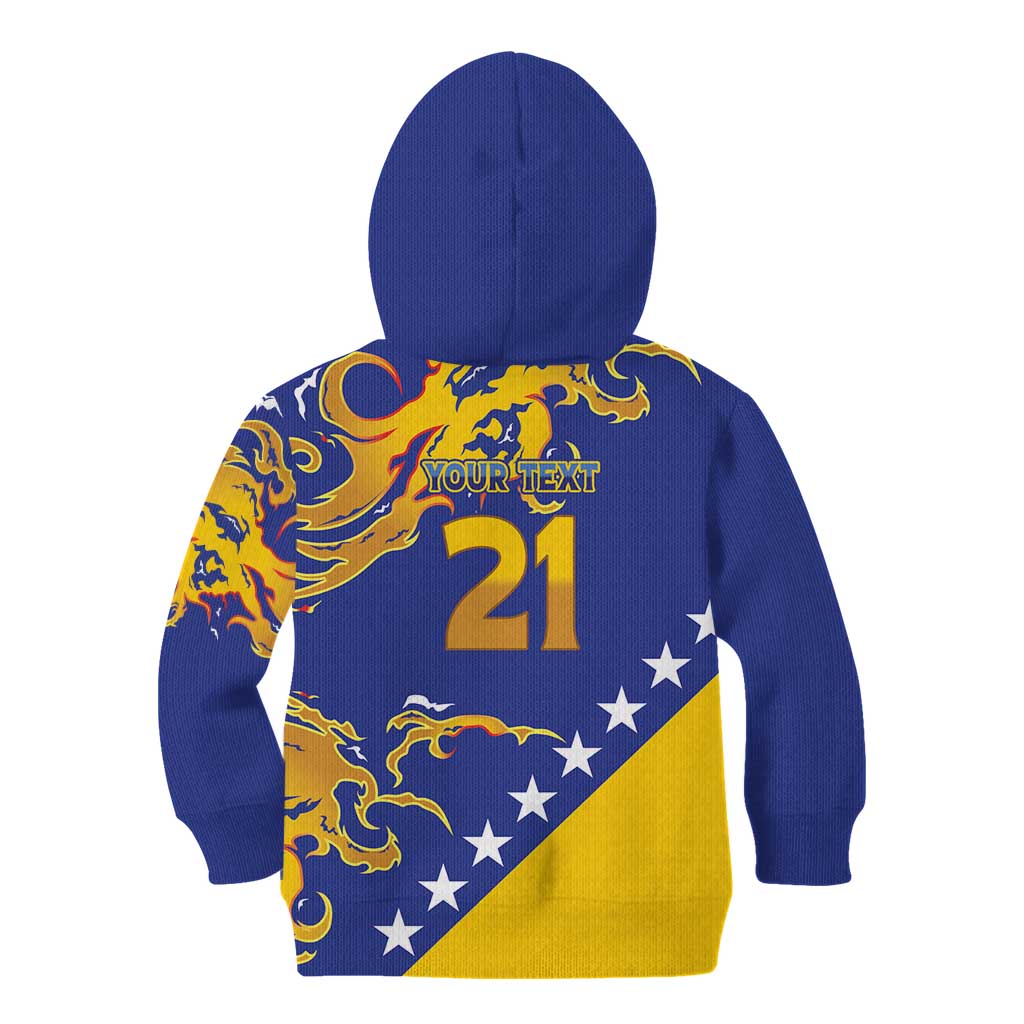Custom Bosnia Football Dream 2026 Kid Hoodie Take Me To America