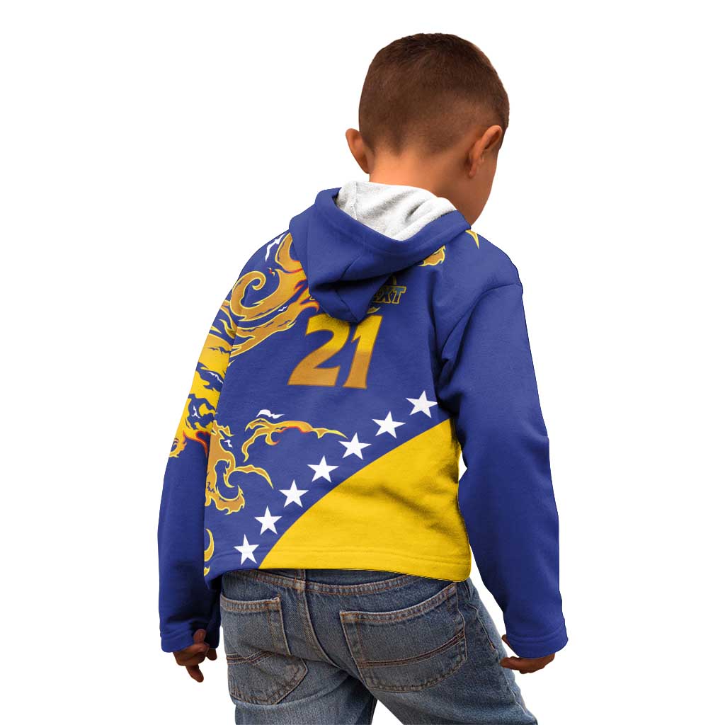 Custom Bosnia Football Dream 2026 Kid Hoodie Take Me To America