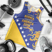 Custom Bosnia Football Dream 2026 Men Tank Top Take Me To America