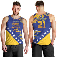 Custom Bosnia Football Dream 2026 Men Tank Top Take Me To America