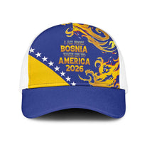Bosnia Football Dream 2026 Mesh Trucker Cap Take Me To America