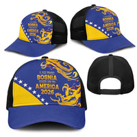 Bosnia Football Dream 2026 Mesh Trucker Cap Take Me To America