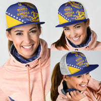 Bosnia Football Dream 2026 Mesh Trucker Cap Take Me To America