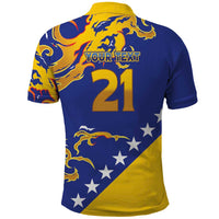 Custom Bosnia Football Dream 2026 Polo Shirt Take Me To America