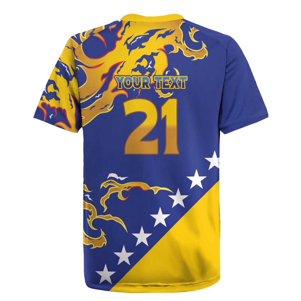 Custom Bosnia Football Dream 2026 Rugby Jersey Take Me To America