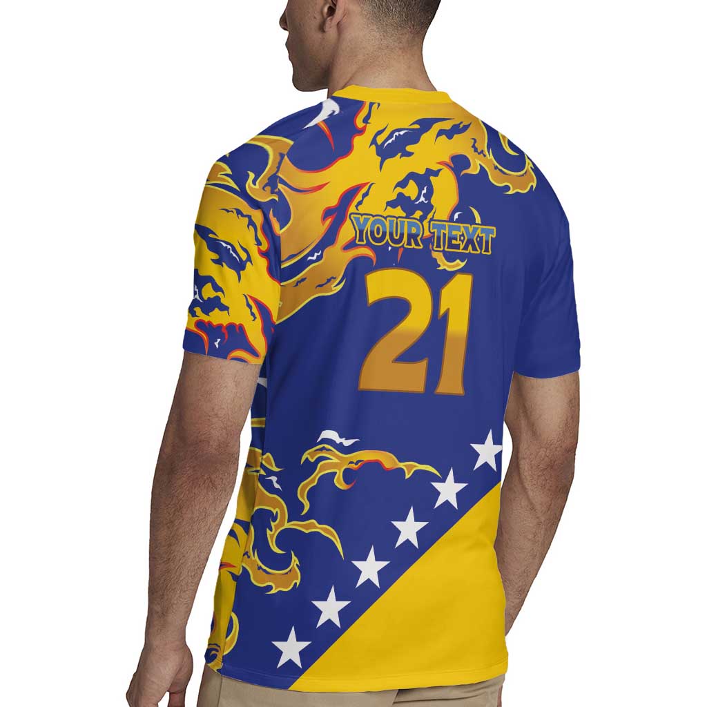 Custom Bosnia Football Dream 2026 Rugby Jersey Take Me To America