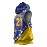 Custom Bosnia Football Dream 2026 Sleeveless Hoodie Take Me To America