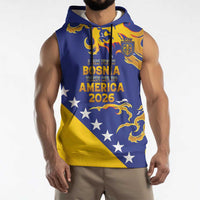 Custom Bosnia Football Dream 2026 Sleeveless Hoodie Take Me To America