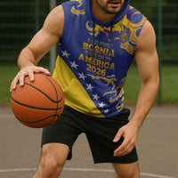 Custom Bosnia Football Dream 2026 Sleeveless Hoodie Take Me To America