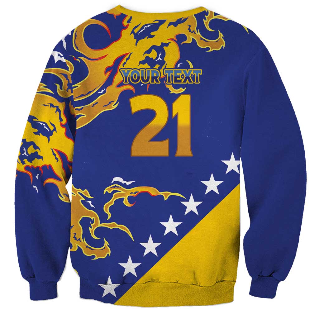 Custom Bosnia Football Dream 2026 Sweatshirt Take Me To America