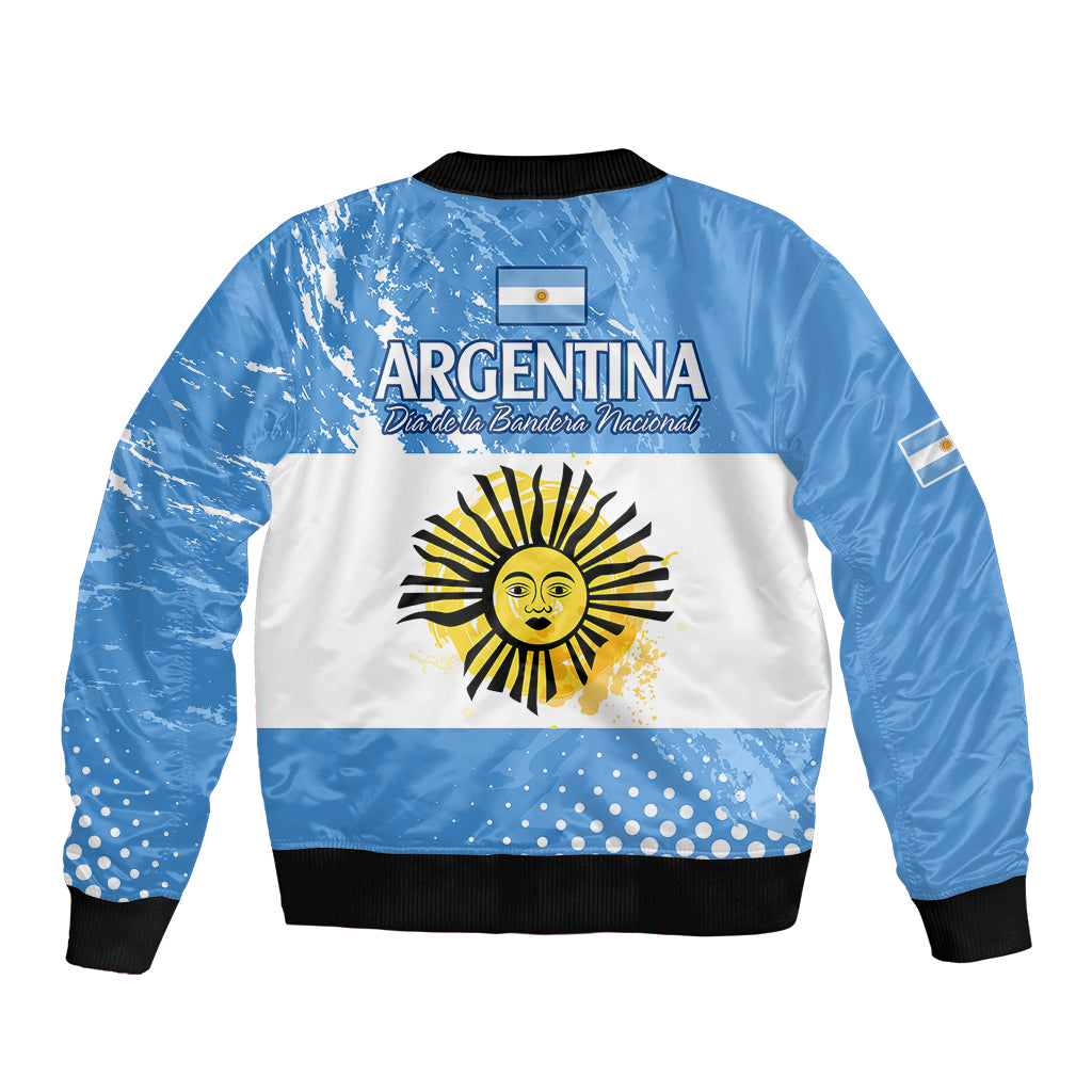 Argentina National Flag Day Bomber Jacket Da de la Bandera Nacional LT9 - Wonder Print Shop