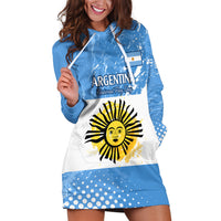 Argentina National Flag Day Hoodie Dress Da de la Bandera Nacional - Wonder Print Shop