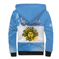 Argentina National Flag Day Sherpa Hoodie Da de la Bandera Nacional - Wonder Print Shop