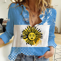 Argentina National Flag Day Women Casual Shirt Da de la Bandera Nacional - Wonder Print Shop