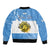 Custom Argentina National Flag Day Bomber Jacket Da de la Bandera Nacional LT9 - Wonder Print Shop