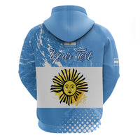 Custom Argentina National Flag Day Hoodie Da de la Bandera Nacional - Wonder Print Shop