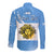 Custom Argentina National Flag Day Long Sleeve Button Shirt Da de la Bandera Nacional - Wonder Print Shop