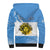 Custom Argentina National Flag Day Sherpa Hoodie Da de la Bandera Nacional - Wonder Print Shop
