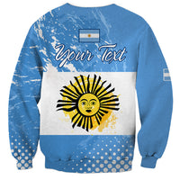 Custom Argentina National Flag Day Sweatshirt Da de la Bandera Nacional - Wonder Print Shop