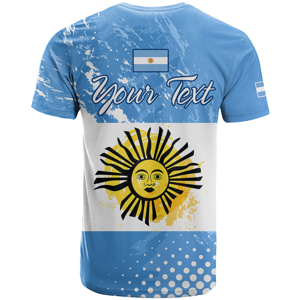 Custom Argentina National Flag Day T Shirt Da de la Bandera Nacional - Wonder Print Shop