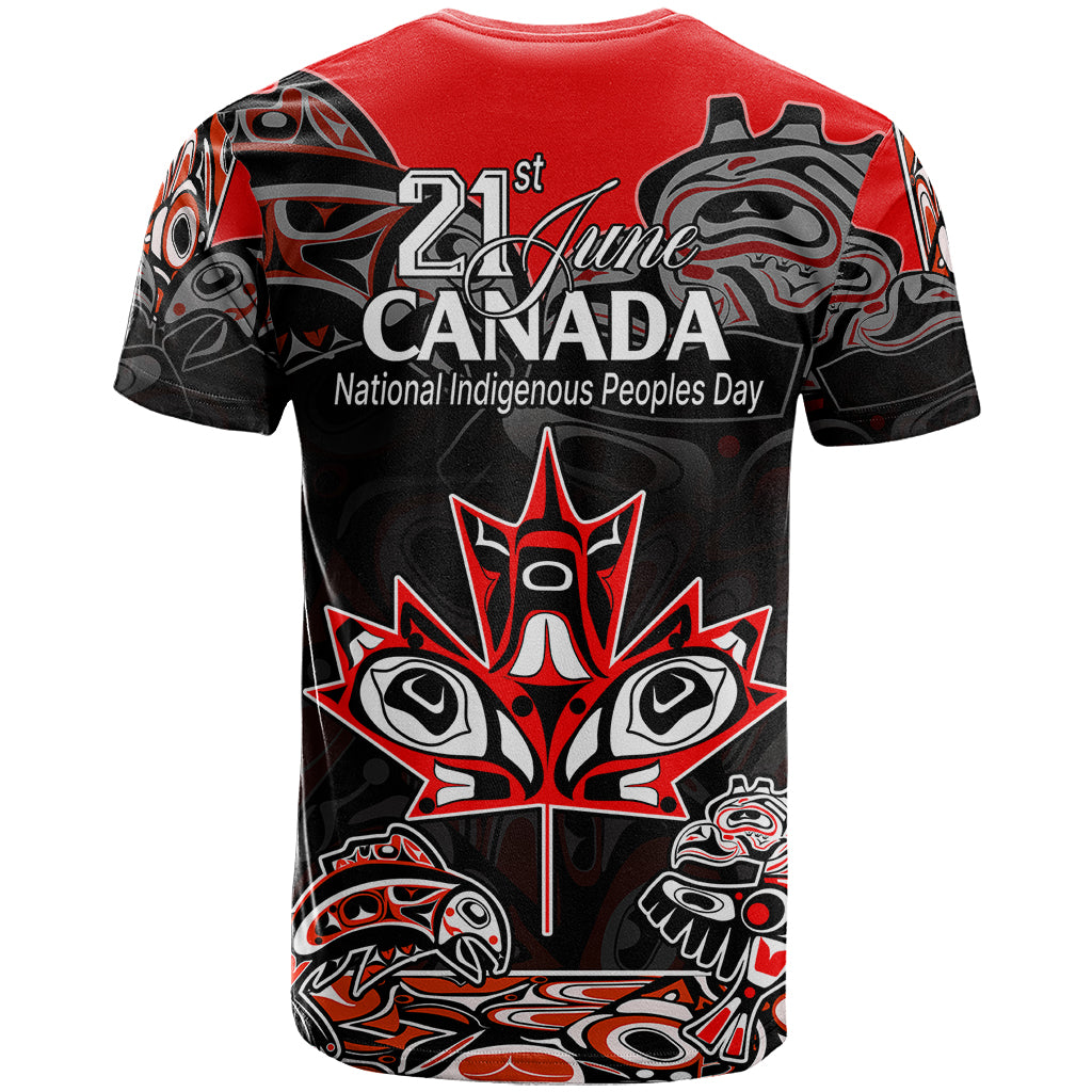 Canada National Aboriginal Day T Shirt Indigenous Art Stylization - Wonder Print Shop