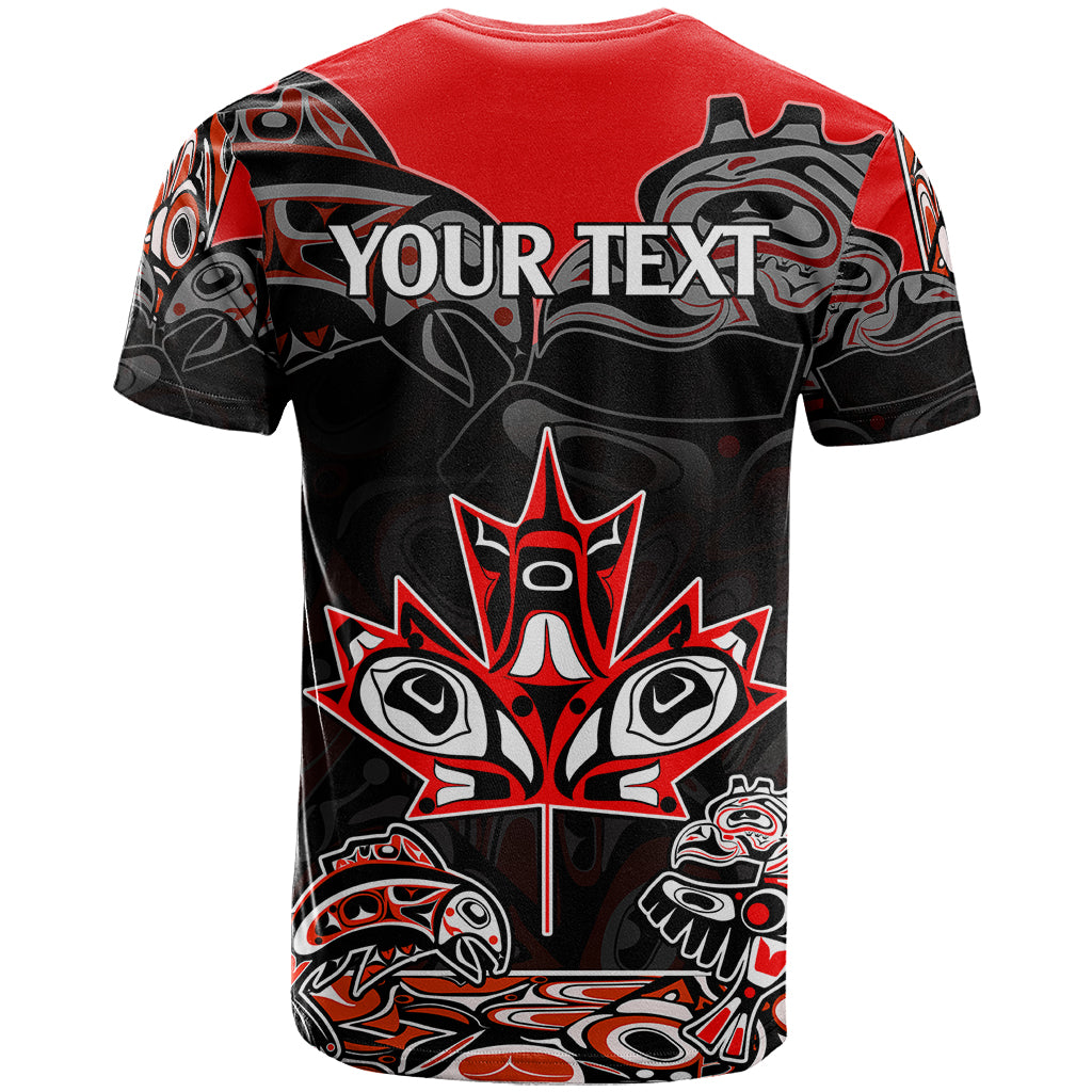 Custom Canada National Aboriginal Day T Shirt Indigenous Art Stylization - Wonder Print Shop