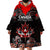 Custom Canada National Aboriginal Day Wearable Blanket Hoodie Indigenous Art Stylization - Wonder Print Shop