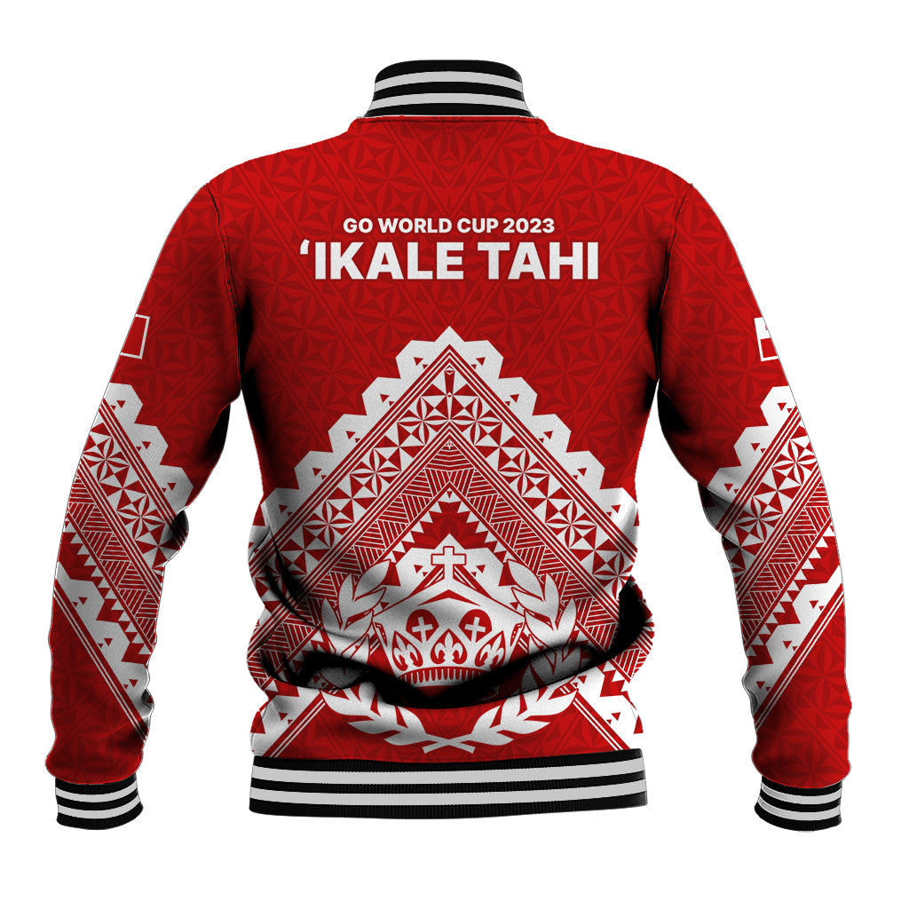Tonga Rugby Baseball Jacket Proud Tongan Ngatu Kupesi World Cup 2023 No1 LT9 - Wonder Print Shop
